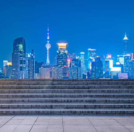 The Oriental Peal Tower In Shanghai,China.の写真素材