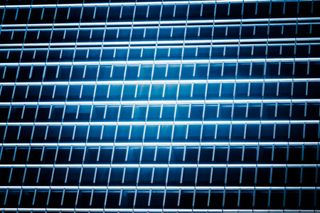 Close-Up Of Modern Office Buildings in Shanghai,China.のeditorial素材