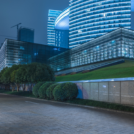 town square in Shenzhen,China.のeditorial素材