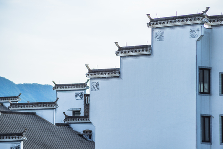 view shot from Anhui old village,Hong Cun in China.のeditorial素材