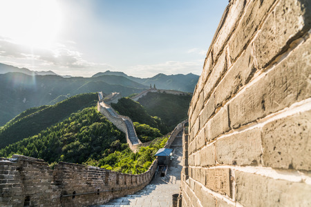 the Great Wall of China.のeditorial素材