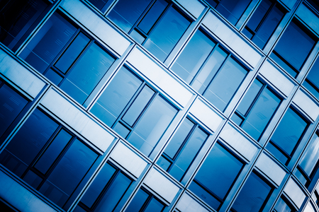 detail shot of modern architecture facade,business concepts,in city of China.のeditorial素材