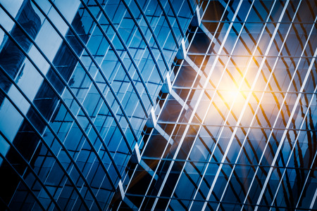 detail shot of modern architecture facade,business concepts,in city of China.のeditorial素材