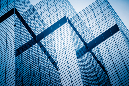 detail shot of modern architecture facade,business concepts,in city of China.