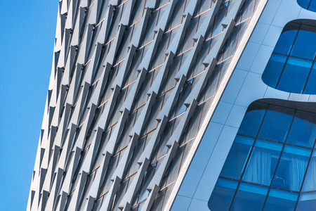 detail shot of skyscrapers in Shenzhen,China.