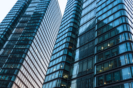 detail shot of skyscrapers in Shenzhen,China.の写真素材
