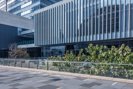 city square,business financial district in China.のeditorial素材