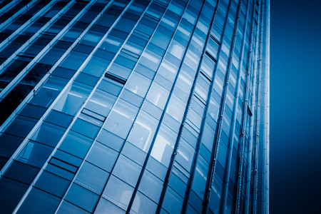 Skyscrapers from a low angle view in Nanchang,China.のeditorial素材