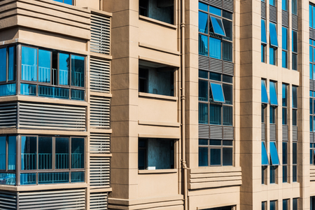 view of modern neighborhoods in China.のeditorial素材