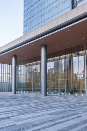 city square,business financial district in China.のeditorial素材