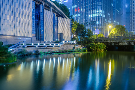 town square in Shenzhen,China.のeditorial素材