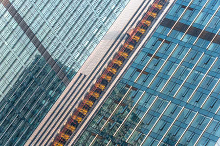Detail shot of patterned wall,Architectural feature, close-up.のeditorial素材