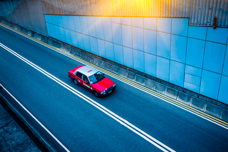 urban traffic road with cityscape in modern city of China.の写真素材