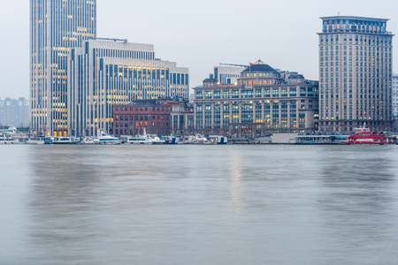 Urban Scenery in modern city-Shanghai,China.のeditorial素材