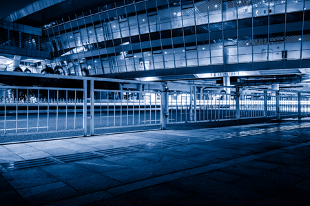 urban traffic with cityscape in city of China.の写真素材