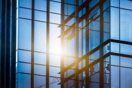detail shot of modern architecture facade,business concepts,in city of China.の写真素材