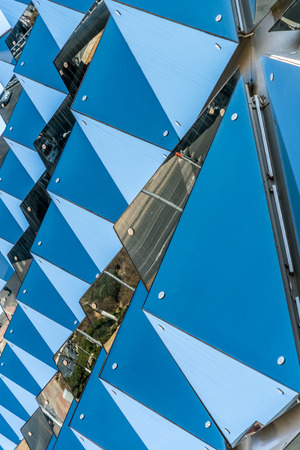 detail shot of modern architecture facade,business concepts,shot in city of China.