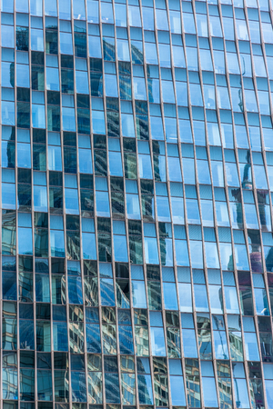 detail shot of modern architecture facade,business concepts,in city of China.のeditorial素材