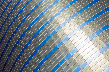 detail shot of modern architecture facade,business concepts,in city of China.