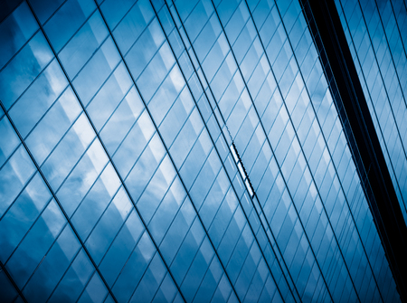detail shot of modern architecture facade,business concepts,in city of China.
