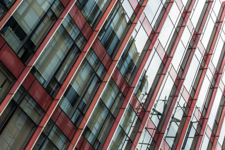 detail shot of modern architecture facade,business concepts,in city of China.