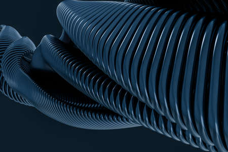 3d rendering, metalic surface and graphic design background