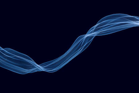 3d rendering, colorful transparent silk