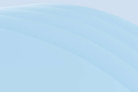 blue curve pattern, 3d rendering
