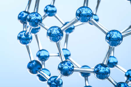 Hexagonal joint lines, 3d renderingの写真素材