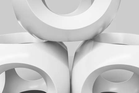 Computer digital drawing, white backgroundの写真素材