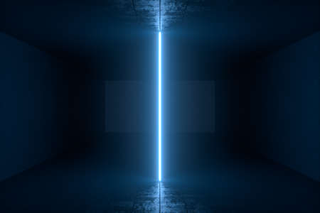 Computer digital drawing, dark background, 3d renderingの写真素材
