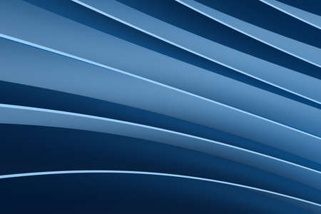 3d rendering, blue metalic surface and graphic design background, computer digital image