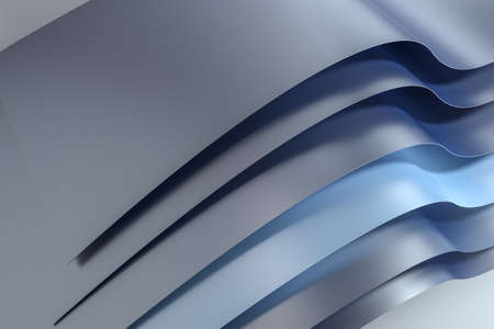 3d rendering, curve surface and texture background, computer digital backgroundの写真素材