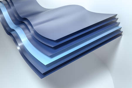 3d rendering, curve surface and texture background, computer digital background