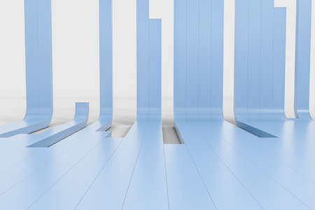 3d rendering, graph chart background, business graph, computer digital image