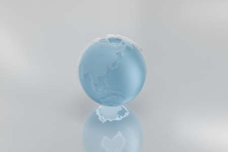 3d rendering, metal lock with digital concept background, computer digital backgroundの写真素材
