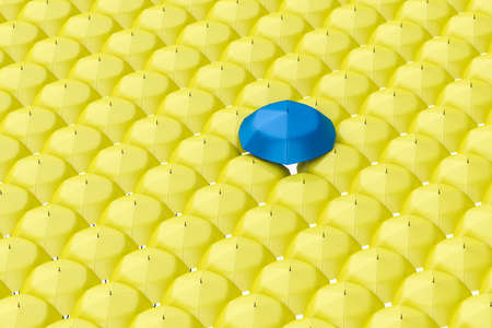3d rendering, the umbrella with white background. Computer digital image.の写真素材