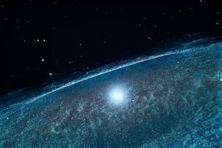 3d rendering, the magnificent spiral nebula. The universe background. Computer digital background.