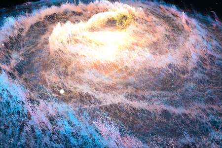 3d rendering, the magnificent spiral nebula. The universe background. Computer digital background.
