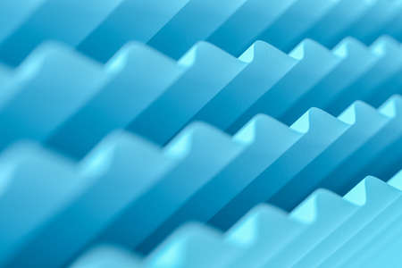 Abstract blank paper, gradient background, 3d rendering. Computer digital drawing.
