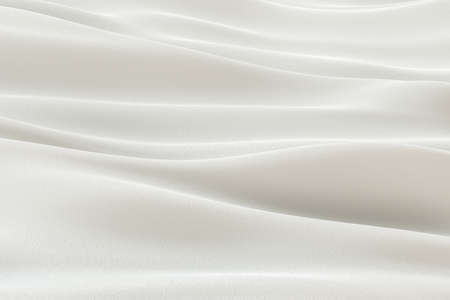 Flowing and waving cloth background, 3d rendering. Computer digital drawing.の写真素材