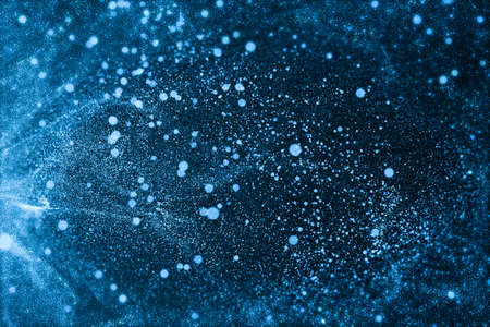 Blue glowing flames, fantasy wave pattern, 3d rendering. Computer digital drawing.