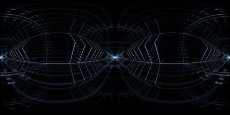 Dark tunnel background, 3d rendering. Computer digital drawing.