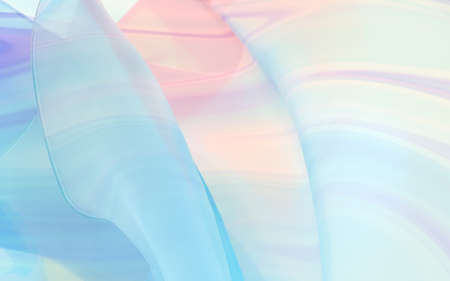 Gradient clothes with white background, 3d rendering. Computer digital drawing.の写真素材