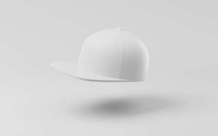 A cartoon cap with white background, 3d rendering. Compute digital drawing.の写真素材