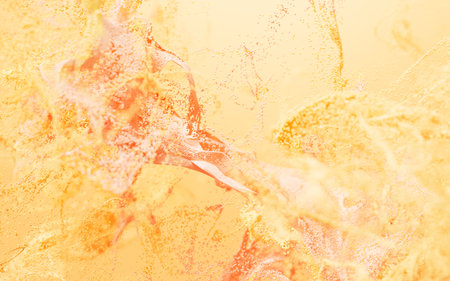 Abstract wave particles pattern, 3d rendering. Computer digital drawing.