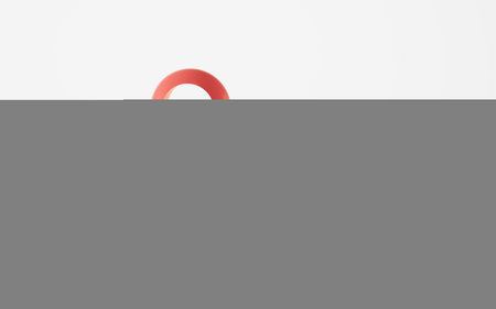 Packaging box and location sign, 3d rendering. Digital drawing.の写真素材