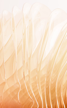 Gradient multilayer glass background, 3d rendering. Digital drawing.の写真素材