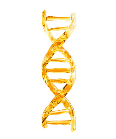 DNA with biology and chemical concept, 3d rendering. 3D illustration.の写真素材