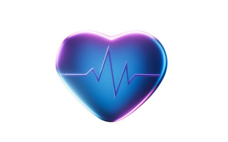 ECG with dark neon light effect, 3d rendering. 3D illustration.の写真素材